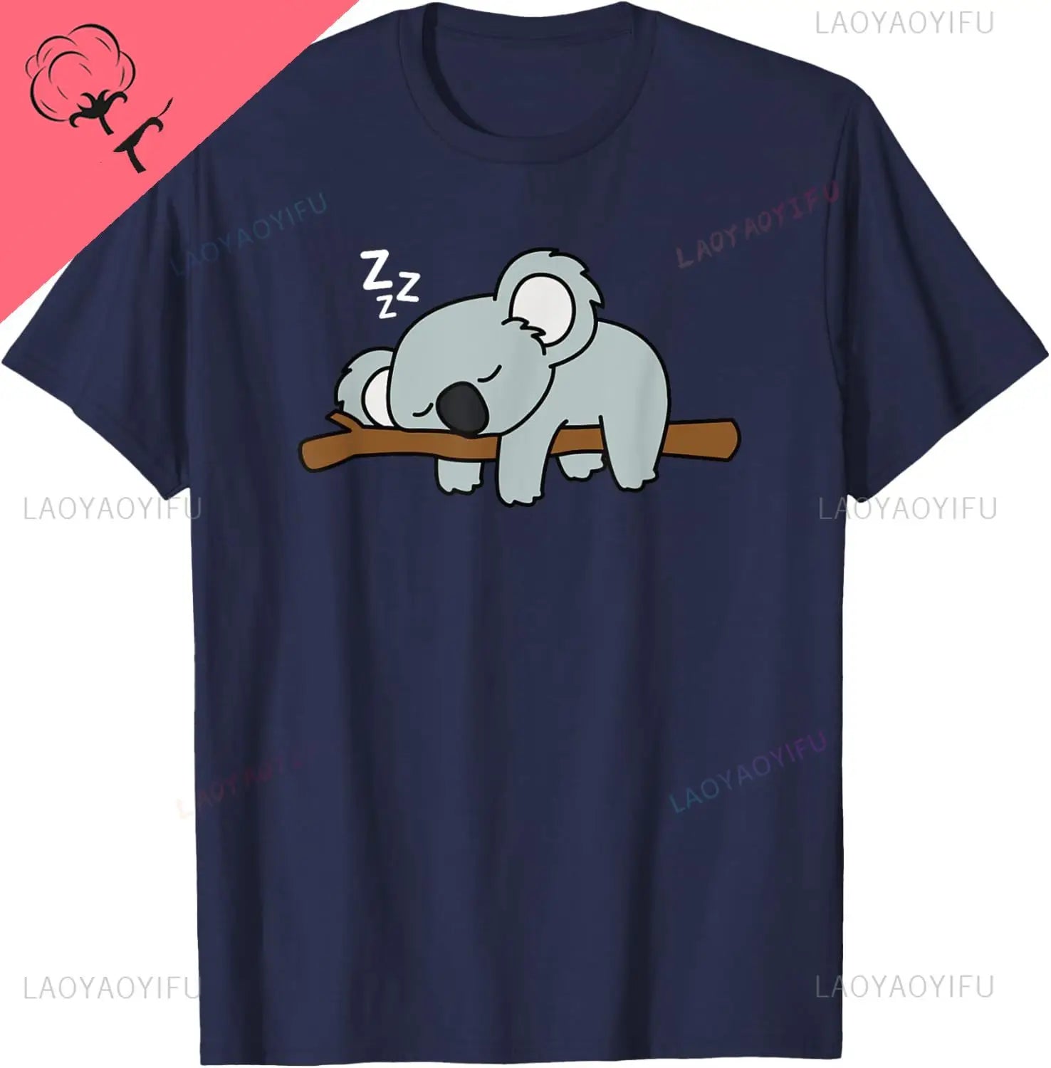 T-shirt med sovande koalabjörn