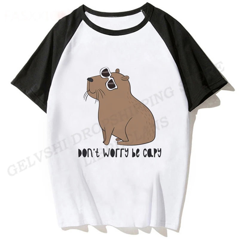 Kapybara T-shirts med tryck (Barn)
