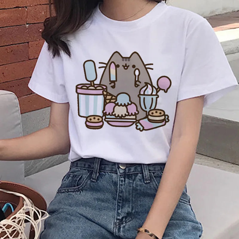 Pusheen Katt, T-shirt