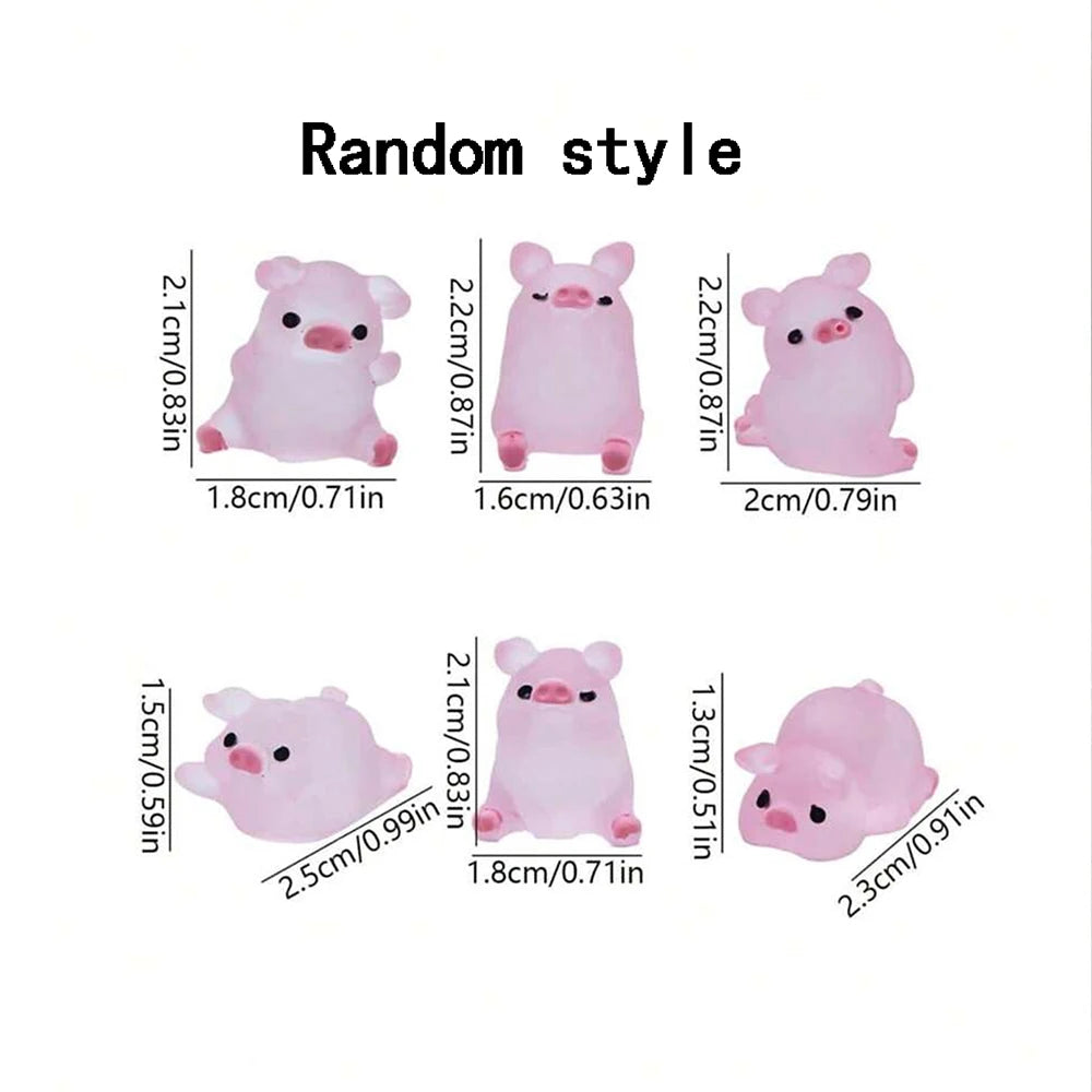 Självlysande minigrisar