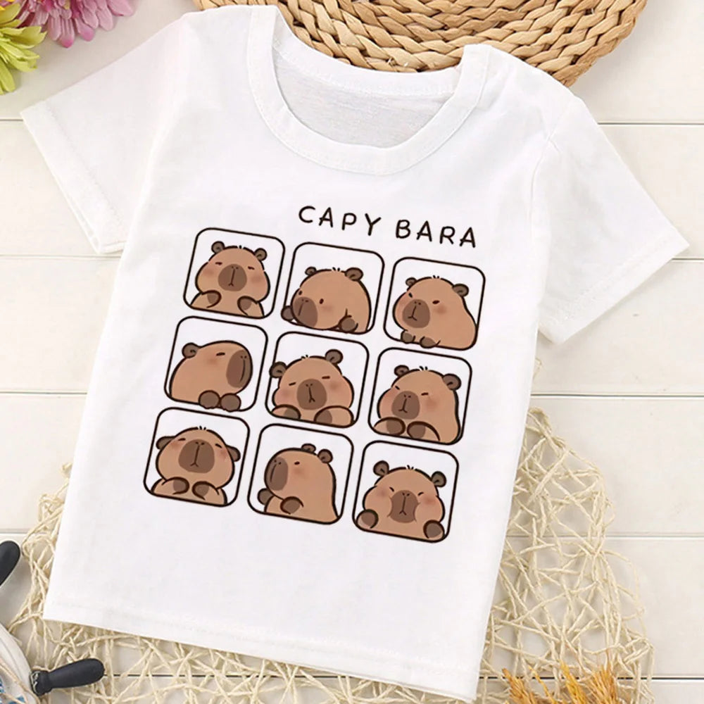 Kapybara T Shirts för barn