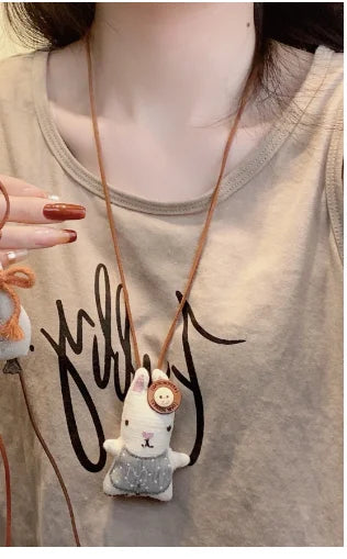 Halsband med gosedjur