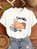 Katt "I'm ok", T-shirt