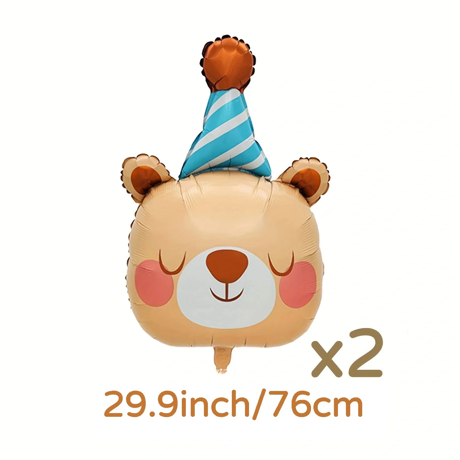 Djurballonger för fest (x2 pack)