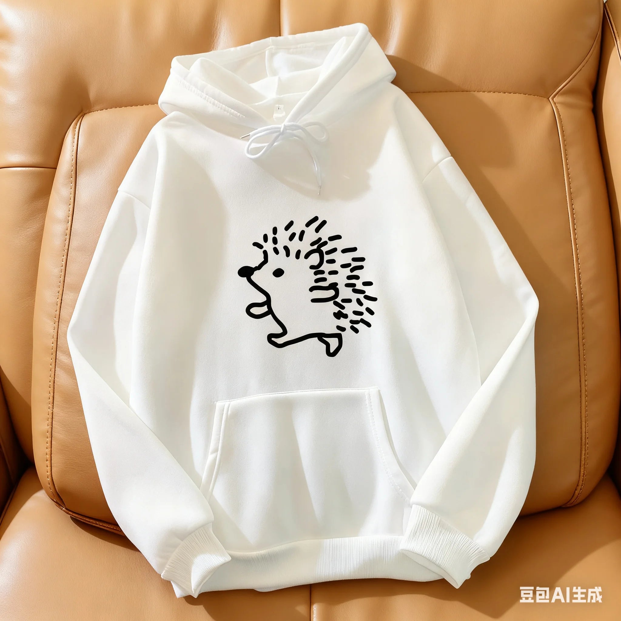 Hoodie, tecknad igelkott