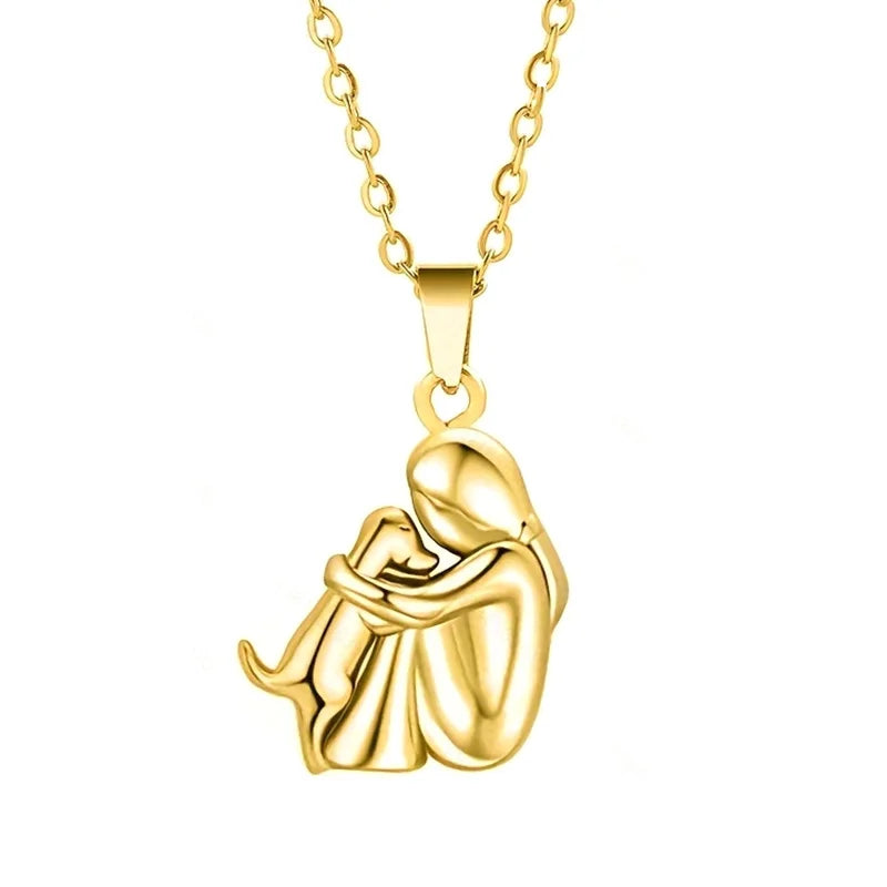 Halsband, armband m.m. (Kvinna+Hund)
