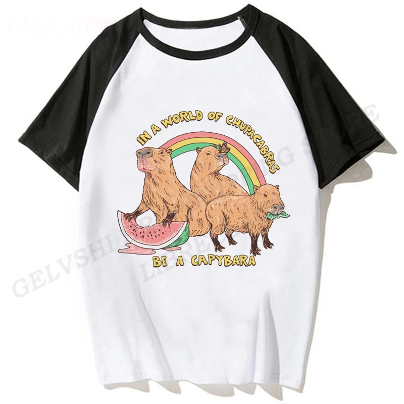 Kapybara T-shirts med tryck (Barn)