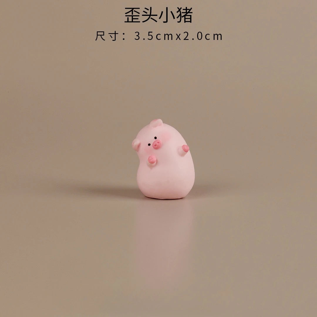 Minigrisar som dekoration