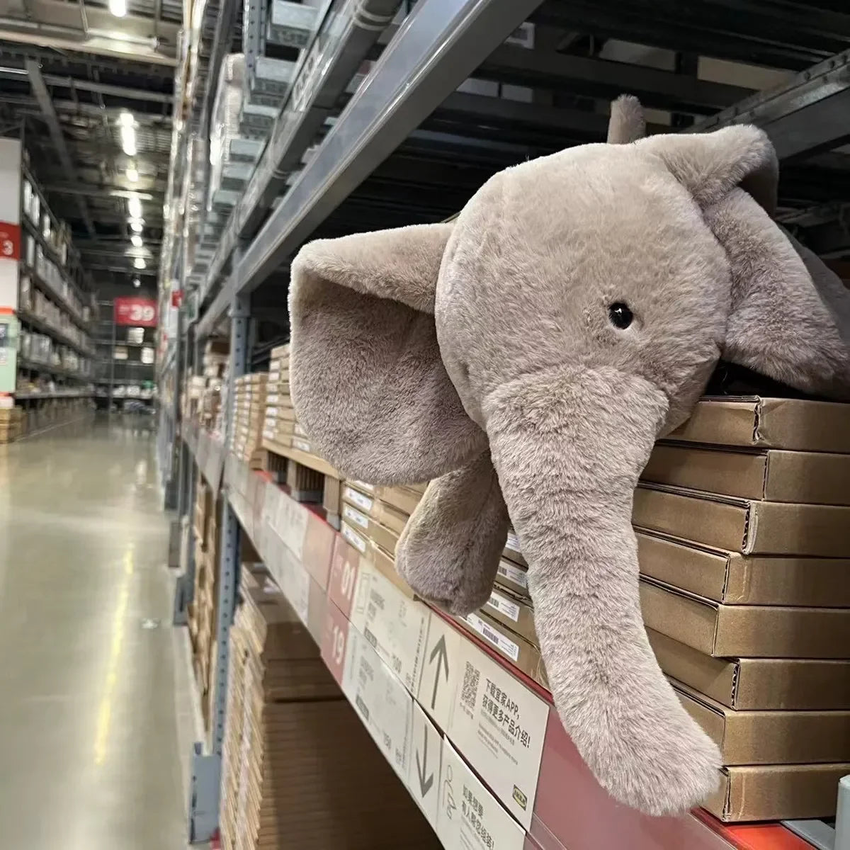 Mjuk elefant, Lång snabel
