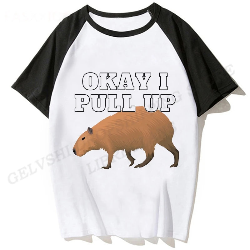 Kapybara T-shirts med tryck (Barn)