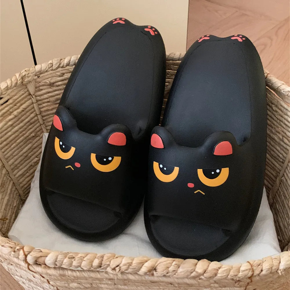 Badtofflor med tjock sula (Olika djur)