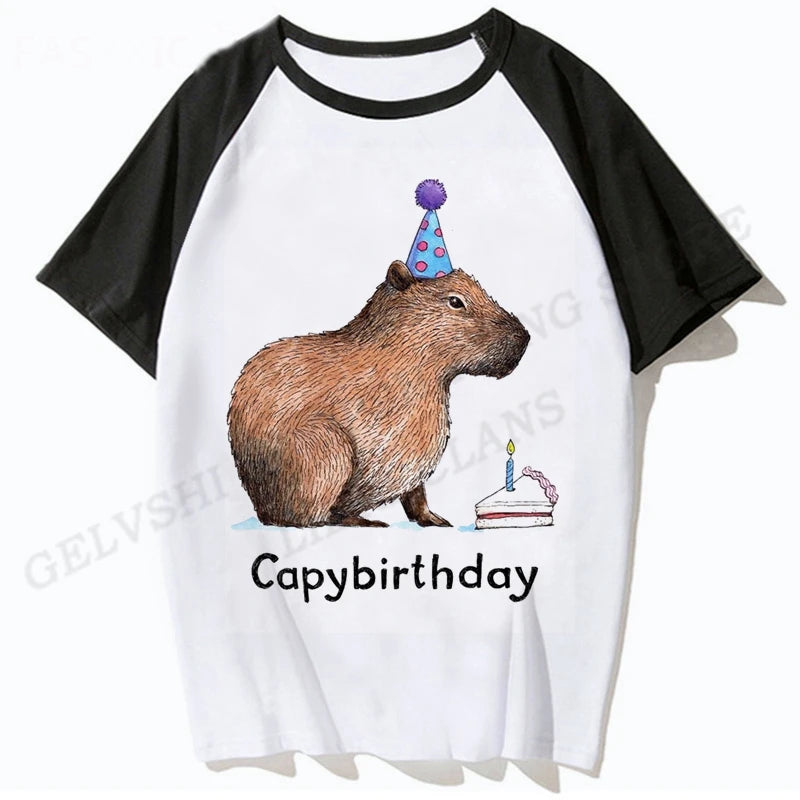 Kapybara T-shirts med tryck (Barn)