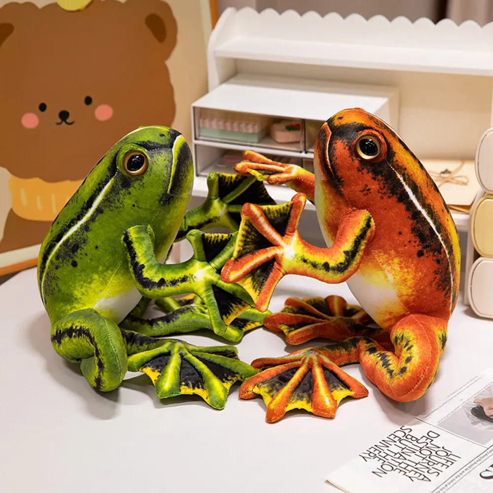 Realistiska grodor (Grön/Orange)