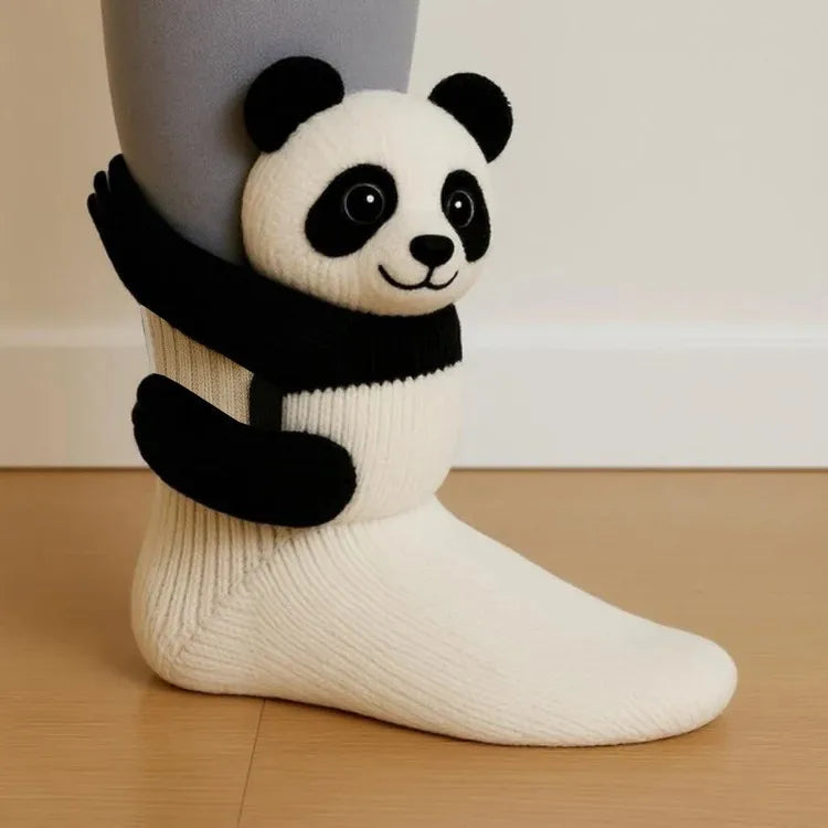 Panda - Stickade sockar