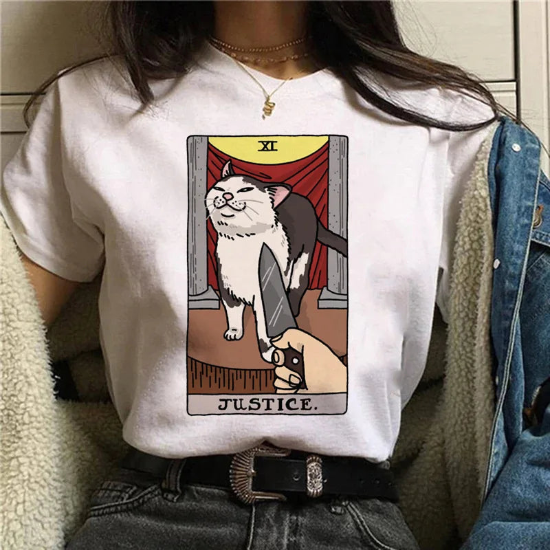 Katt, T-Shirts (Olika motiv)