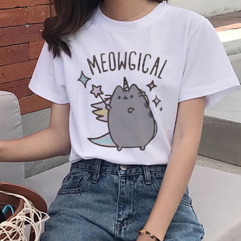 Pusheen Katt, T-shirt