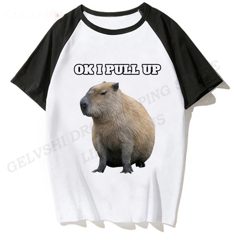 Kapybara T-shirts med tryck (Barn)