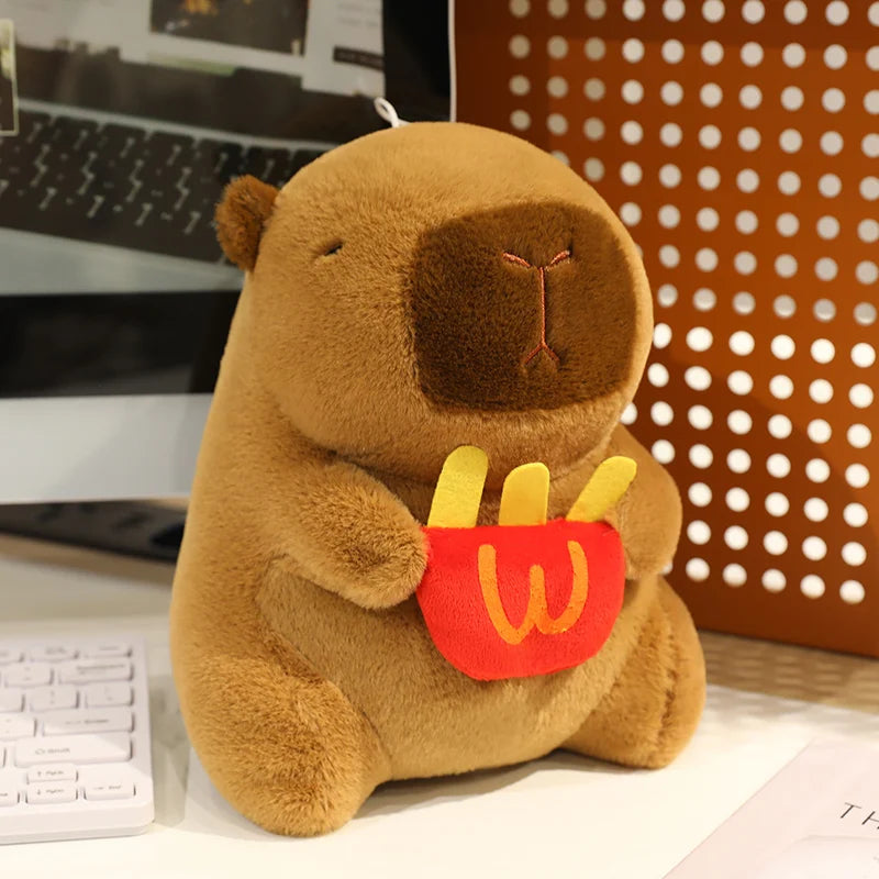 Kapybara med föremål