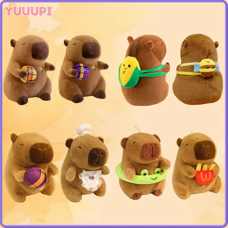 Kapybara med föremål