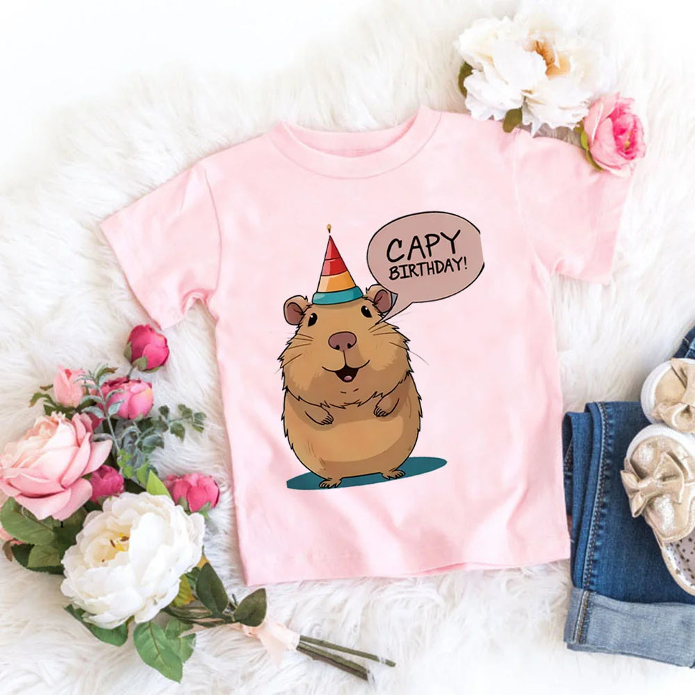 Kapybara T Shirts för barn