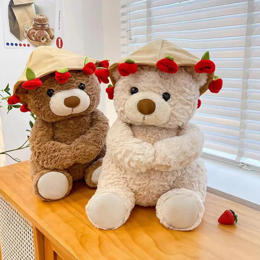 Nallebjörn med blommor