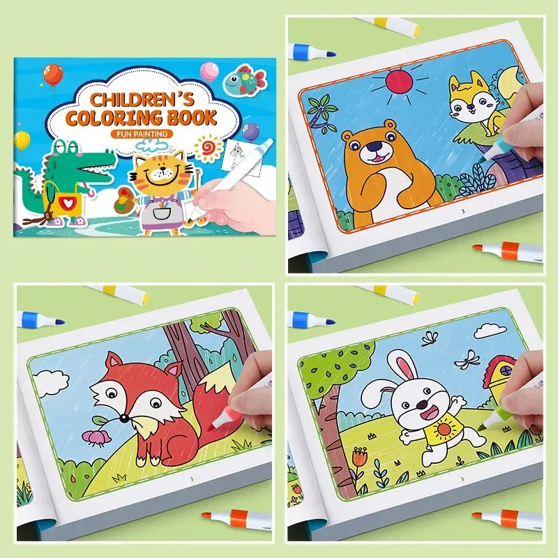 Ritbok med djur - Barn