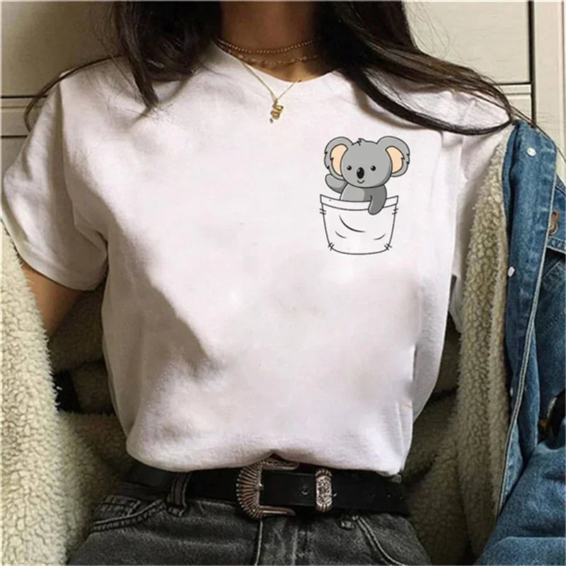 T-Shirt (Koala i fickan)
