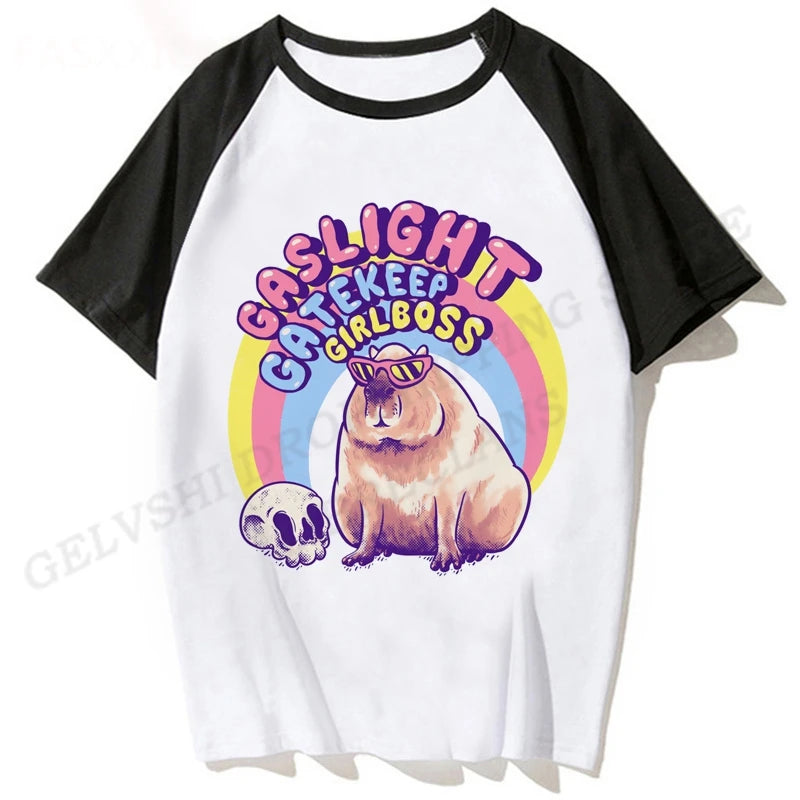 Kapybara T-shirts med tryck (Barn)