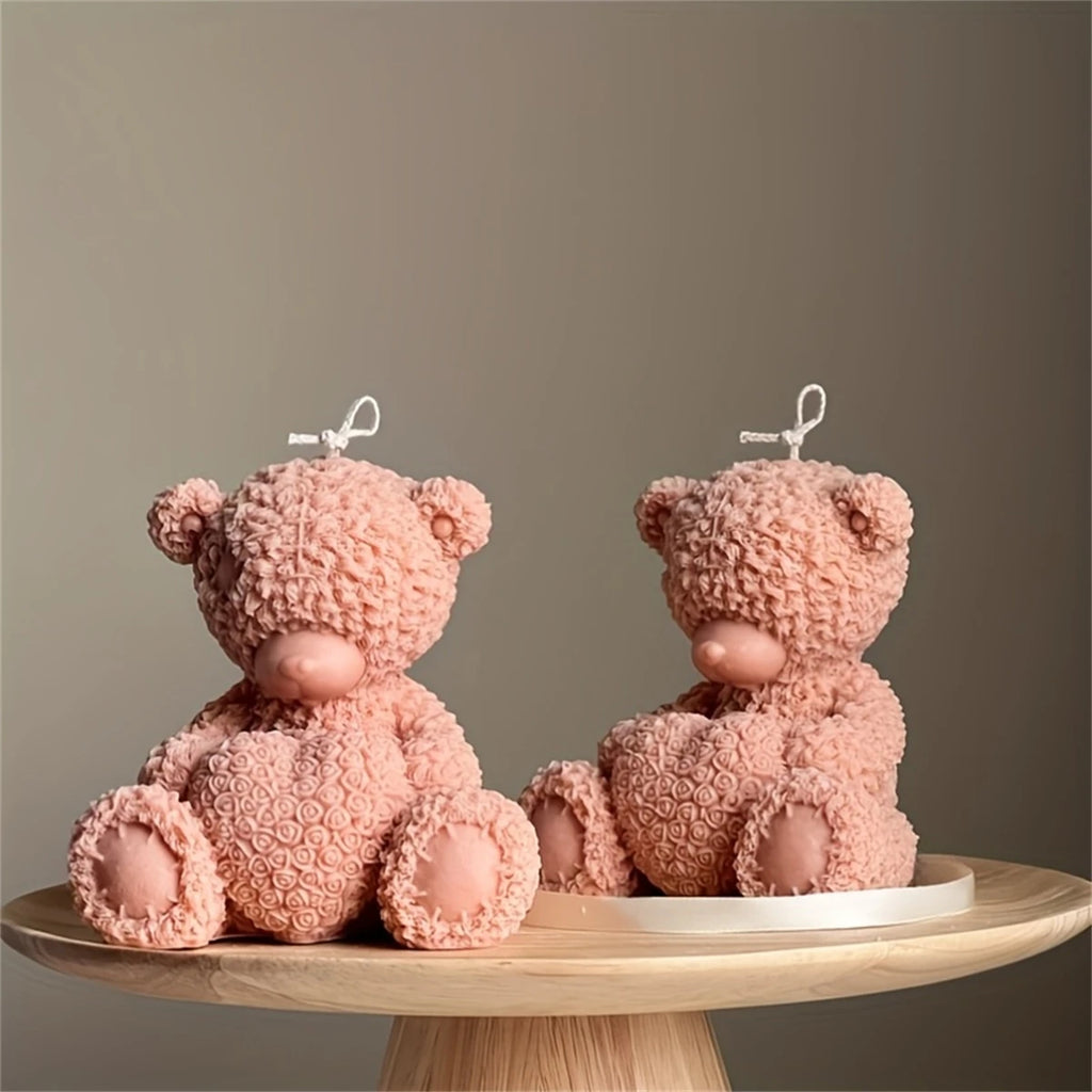 Ljus format som en nallebjörn