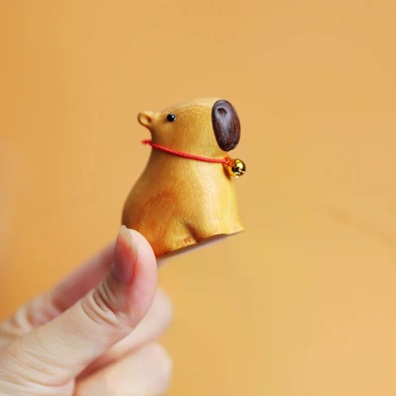 Handgjorda Kapybaras i trä