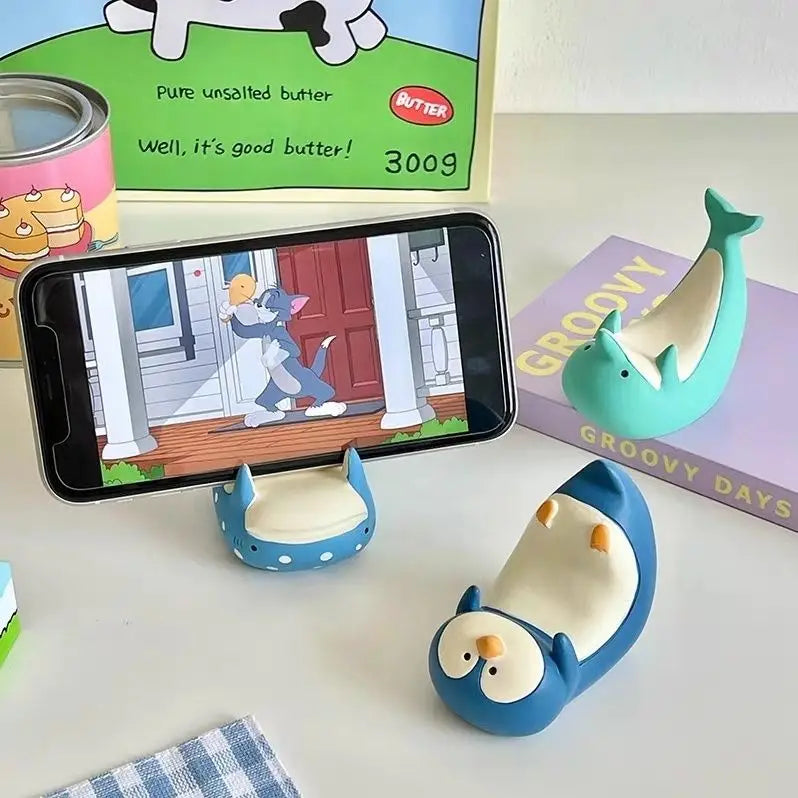 Kreativt ställ för mobilen (Olika djur)