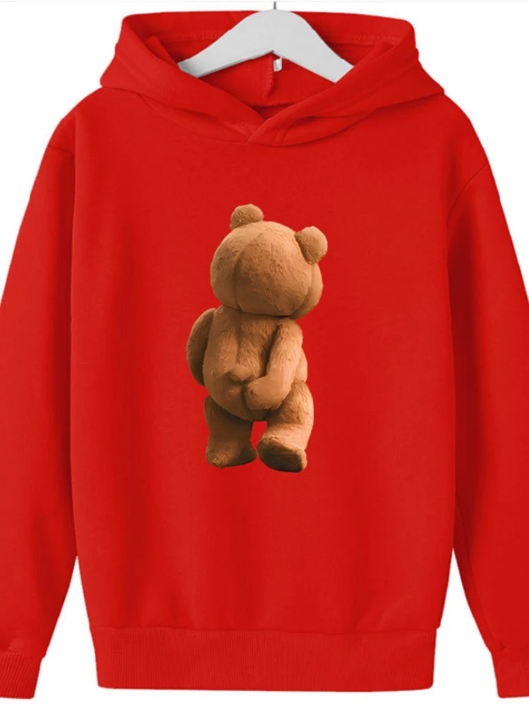Teddybjörn kliar sig - Hoodie (Barn)