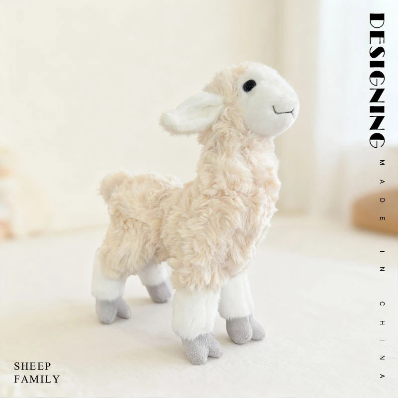 Fluffiga lamm & alpackor (25 cm)