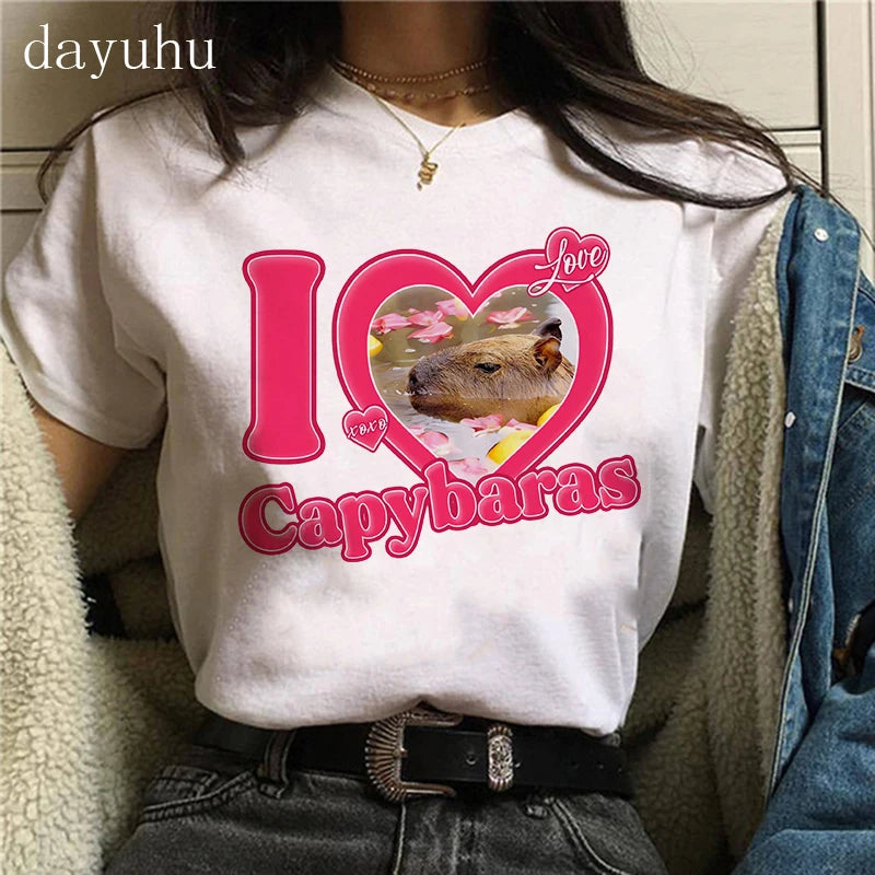 Capybara T-Shirts (Olika typer)