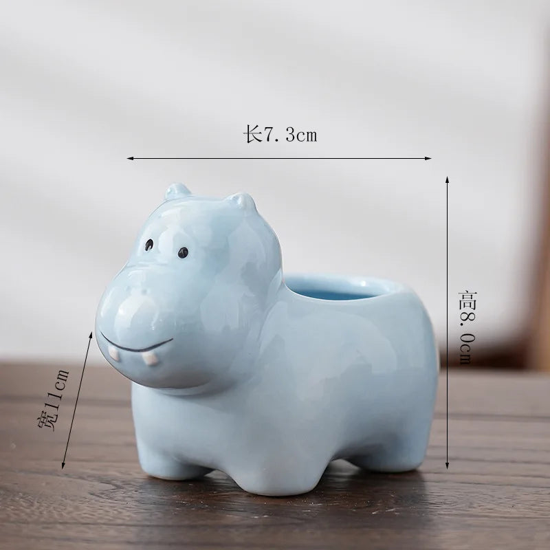 Söta djur i keramik