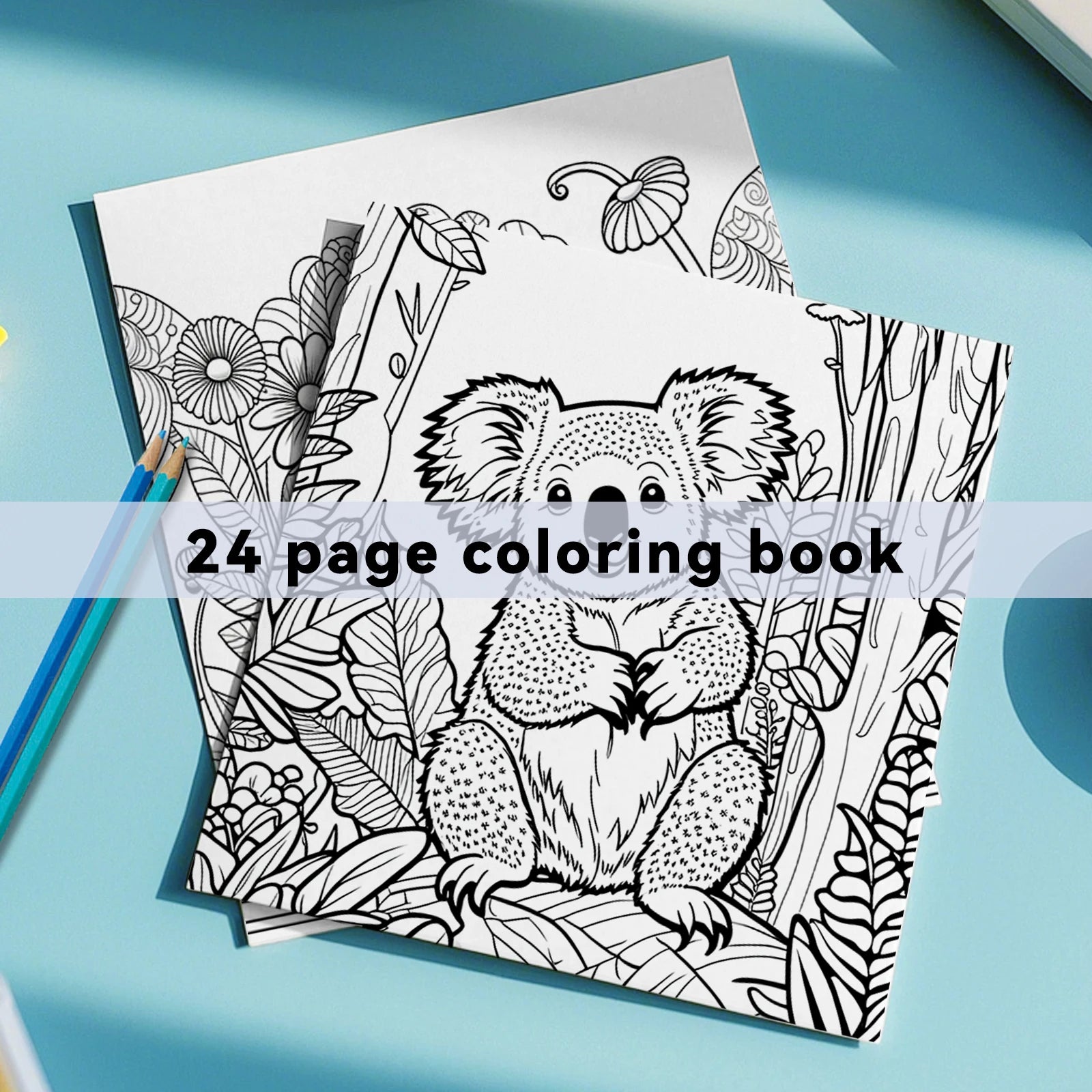 Animal World - Målarbilder för vuxna