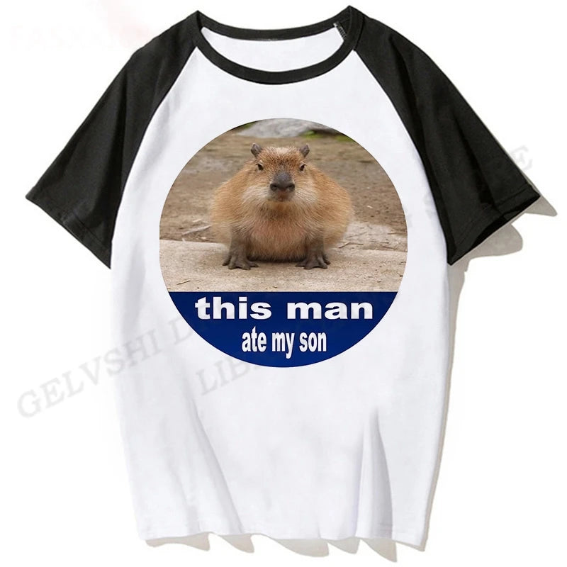 Kapybara T-shirts med tryck (Barn)